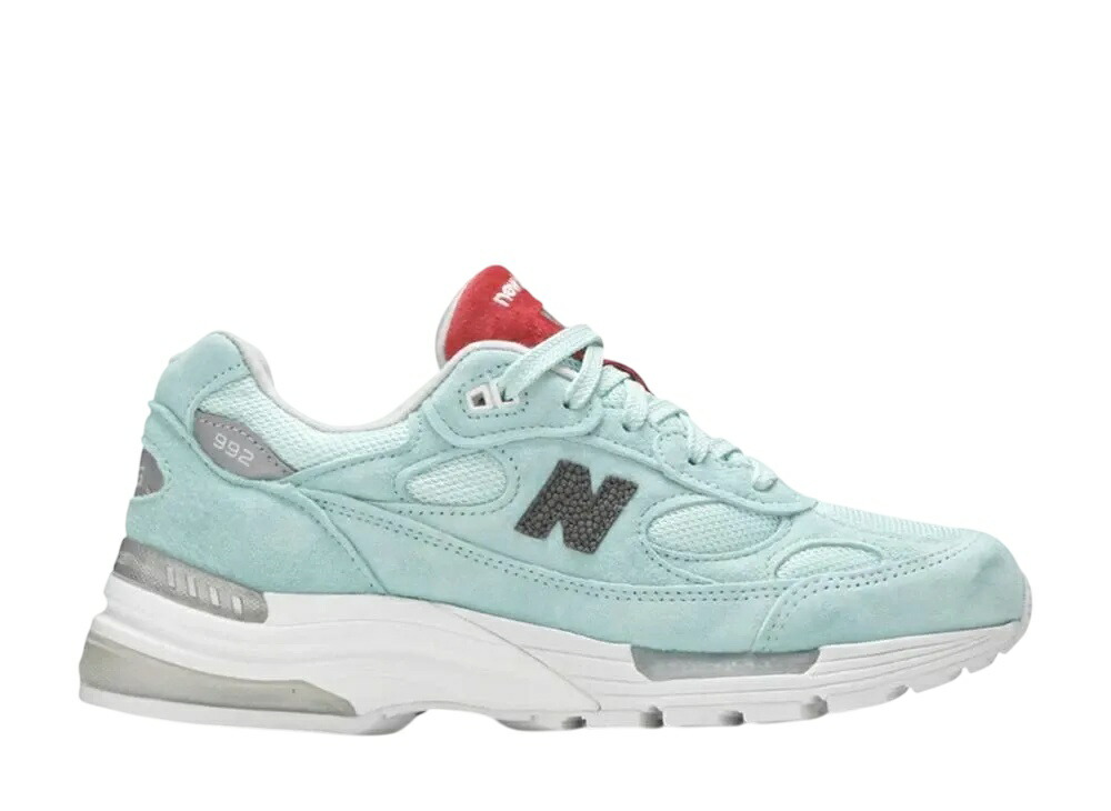 【百貨店大売り出し】1000円引き換え証ふり出し！New Balance 口吸い × ニュー平衡にする 992 口吸い集まり ティール/薄墨色 ニュー平衡にする M992KL メンズ スニーカー 駈けっくらシューズ 21SN-M992KL