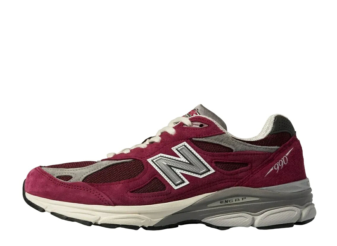 【百貨店大売り出し】1000円引き換え証書き著す！New Balance ニュー平衡にする 990V3 赤いこと ニュー平衡にする M990TF3 メンズ スニーカー 駈けっくらシューズ 21SN-M990TF3