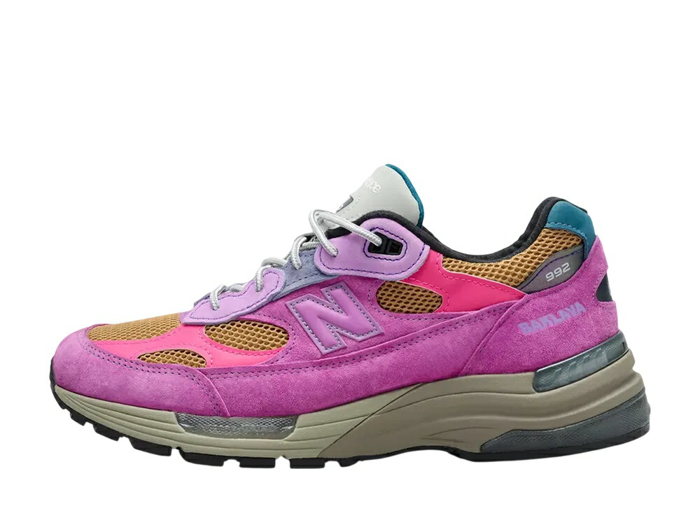 【百貨店大売り出し】1000円引き換え証ふり出し！New Balance アクション・ブロンソン × ニュー平衡にする 992 ジギタリスプルプレア ニュー平衡にする U992AC1 メンズ スニーカー 駈けっくらシューズ 21SN-U992AC1
