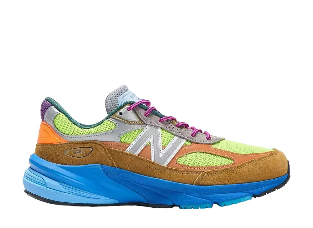 【百貨店大売り出し】1000円引き換え証書き著す！New Balance アクション・ブロンソン × ニュー平衡にする 990V6 バクラヴァ ニュー平衡にする M990AB6 メンズ スニーカー 駈けっくらシューズ 21SN-M990AB6