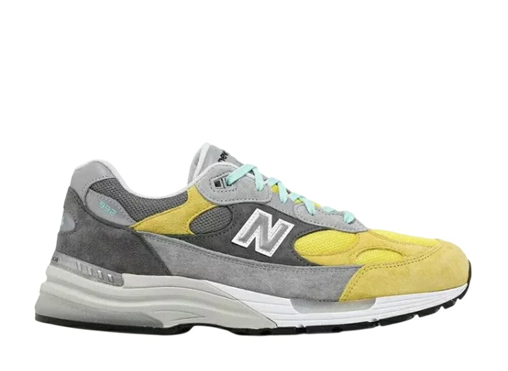 【百貨店大売り出し】1000円クーポン券ふり出し！New Balance ナイスキックス × アミーバ笛竹 × ニュー平衡にする 992 薄墨色 ニュー平衡にする M992NK1 メンズ スニーカー 駈けっくらシューズ 21SN-M992NK1