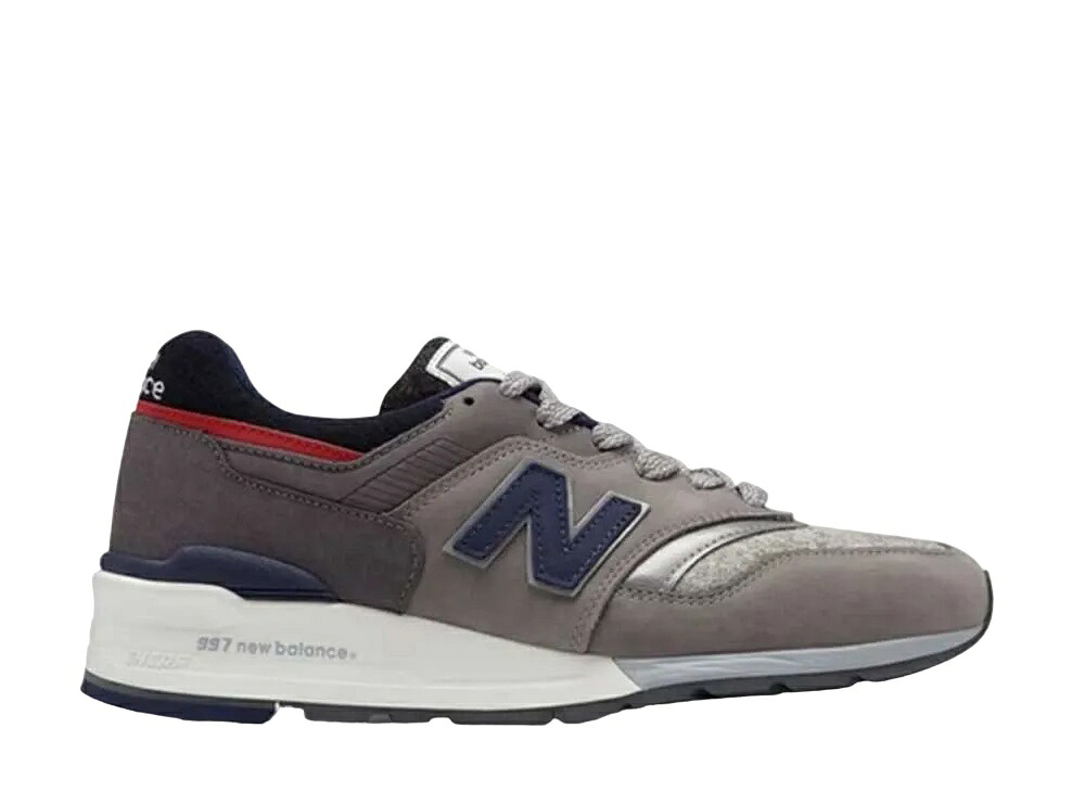 ＼1000円OFFクーポン券ふり出し／New Balance 絨毛一財産 × ニュー平衡にする 997 薄墨色/米国海軍 赤いこと ニュー平衡にする M997WL メンズ スニーカー 駈けっくらシューズ 21SN-M997WL スニーカー-メンズ靴