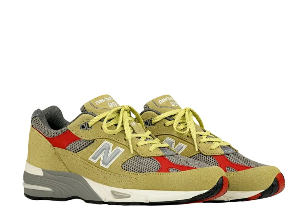 【今だけ500円割引クーポンあり!!】New Balance エメレオンドレ × ニューバランス 991V1 セロリ ニューバランス M991LD1 メンズ スニーカー ランニングシューズ 21SN-M991LD1