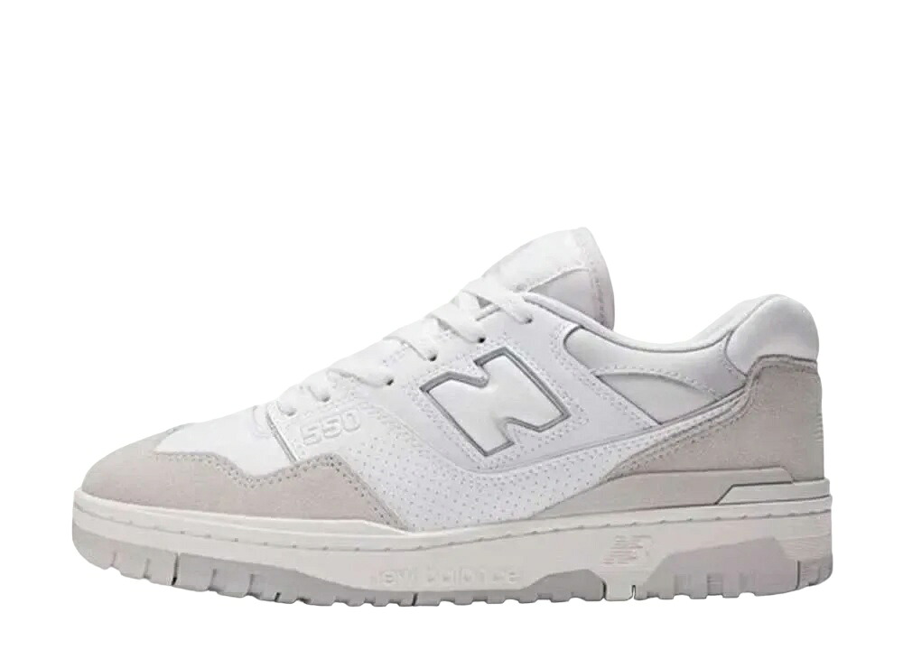 【百貨店大売り出し】1000円引き換え証書き著す！New Balance ニュー平衡にする 550 白いこと 薄墨色 ニュー平衡にする BB550NCB メンズ スニーカー 駈けっくらシューズ 21SN-BB550NCB