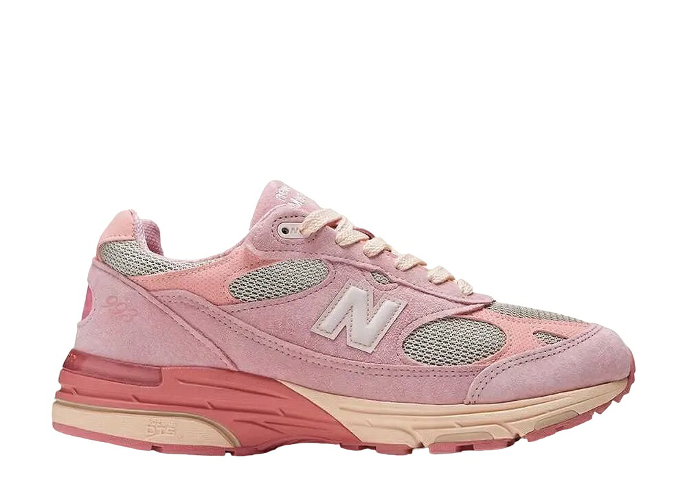 【百貨店大売り出し】1000円引き換え証書き著す！New Balance ジョー・生新しいグッズ × ニュー平衡にする 993 演技 工芸 黒色火薬さくら色 ニュー平衡にする MR993JH1 メンズ スニーカー 駈けっくらシューズ 21SN-MR993JH1
