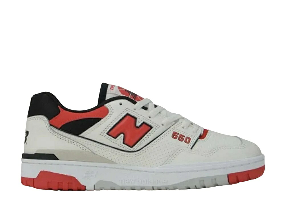 【百貨店大売り出し】1000円引き換え証書き著す！New Balance ニュー平衡にする 550 白いこと/赤いこと ニュー平衡にする BB550VTB メンズ スニーカー 駈けっくらシューズ 21SN-BB550VTB