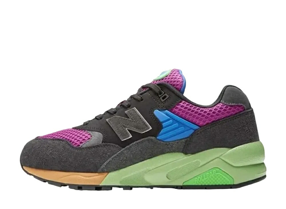 【百貨店大売り出し】1000円クーポン券振り出し！New Balance ニュー平衡にする 580V2 薄墨色 ニュー平衡にする MT580HSC メンズ スニーカー 駈けっくらシューズ 21SN-MT580HSC