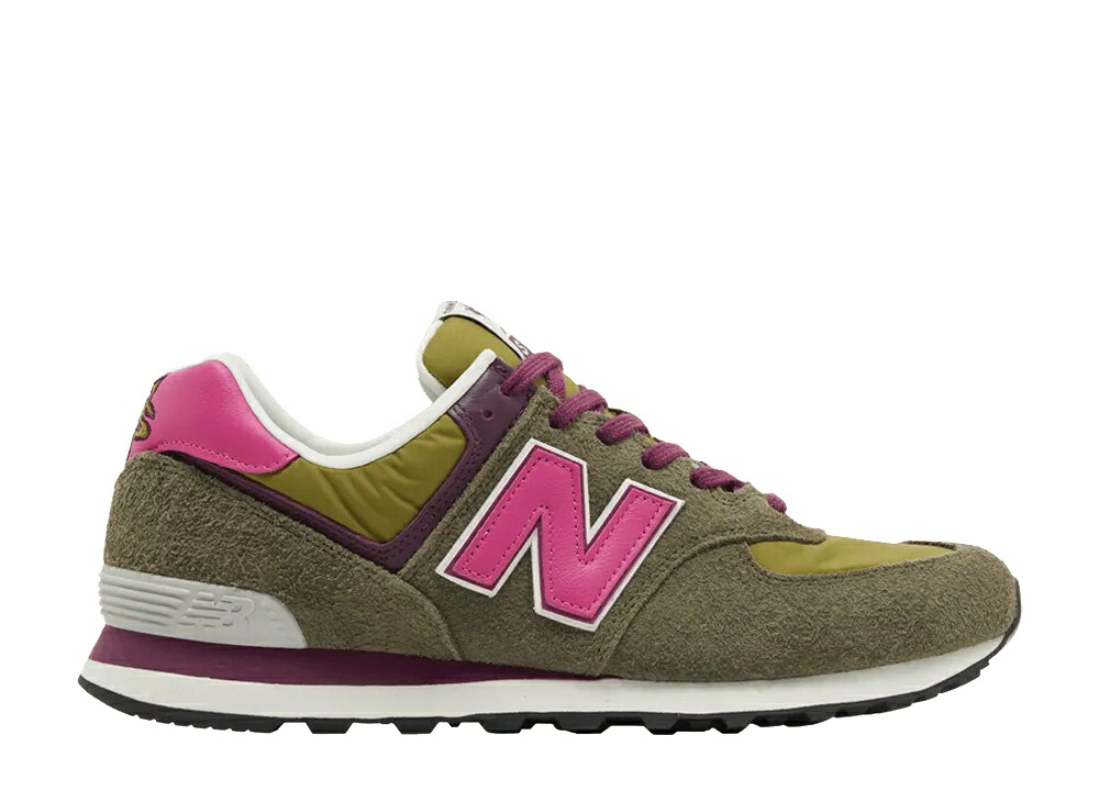 【今だけ500円割引クーポンあり!!】New Balance ストレイ ラッツ &times; ニューバランス 574 グリーン/ピンク ニューバランス ML574RAG メンズ スニーカー ランニングシューズ 21SN-ML574RAG｜セレクトショップFrenz