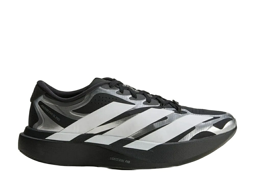 【百貨店大売り出し】1000円引き換え証書き著す！adidas アディダス アディゼロ EVO SL EXO シューズ 中核グループ黒いこと/クラウドホワイト/アイアンメタリック アディダス KI4764 メンズ スニーカー 駈けっくらシューズ 21SN-KI4764