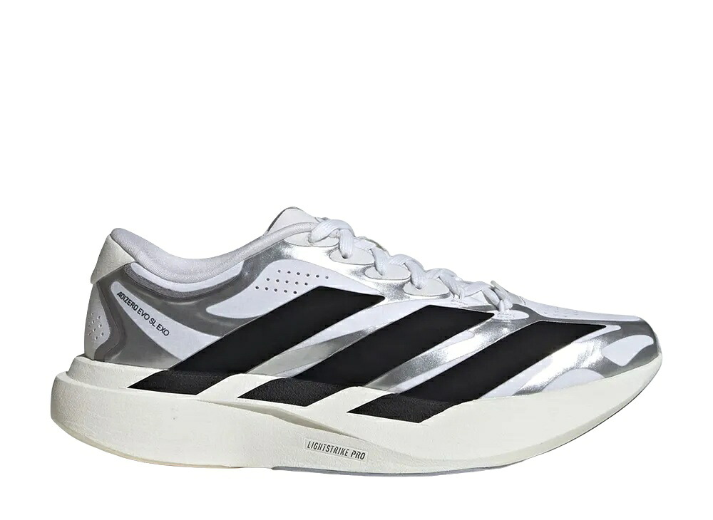 【百貨店大売り出し】1000円引き換え証書き著す！adidas アディダス ウィメンズ アディゼロ EVO SL EXO クラウドホワイト/中核グループ黒いこと/アイアンメタリック アディダス KI4782 ウィメンズ レディース スニーカー 駈けっくらシューズ 21SN-KI4782