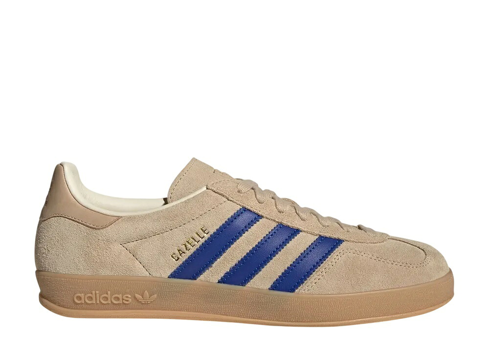 【百貨店大売り出し】1000円引き換え証ふり出し！adidas アディダス ガゼル インドア 神通力ベージュ/ロイヤル青色 (国内 キックスラボ エクスクルーシブ) アディダス IH9660 メンズ スニーカー 駈けっくらシューズ 21SN-IH9660