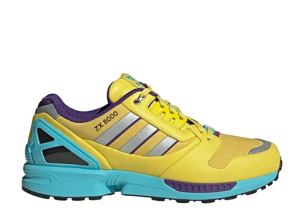 【百貨店大売り出し】1000円引き換え証書き著す！adidas アディダス ZX 8000 JC \u0026 MT コンソーシアム 黄色/ブルーグロー アディダス JQ4359 メンズ スニーカー 駈けっくらシューズ 21SN-JQ4359