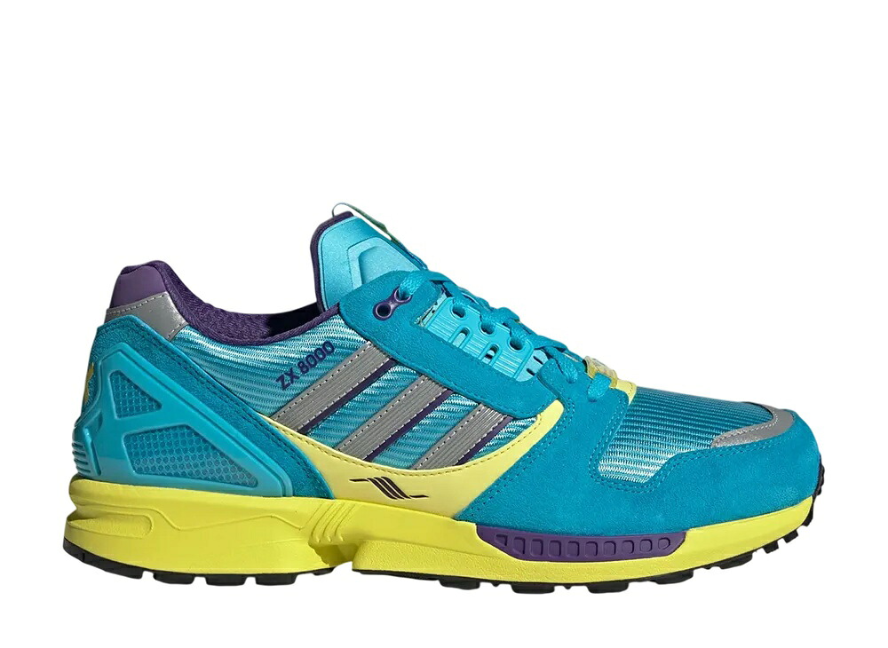 【百貨店大売り出し】1000円引き換え証ふり出し！adidas アディダス ZX 8000 JC \u0026 MT コンソーシアム ブルーグロー/パープル アディダス JQ6739 メンズ スニーカー 駈けっくらシューズ 21SN-JQ6739