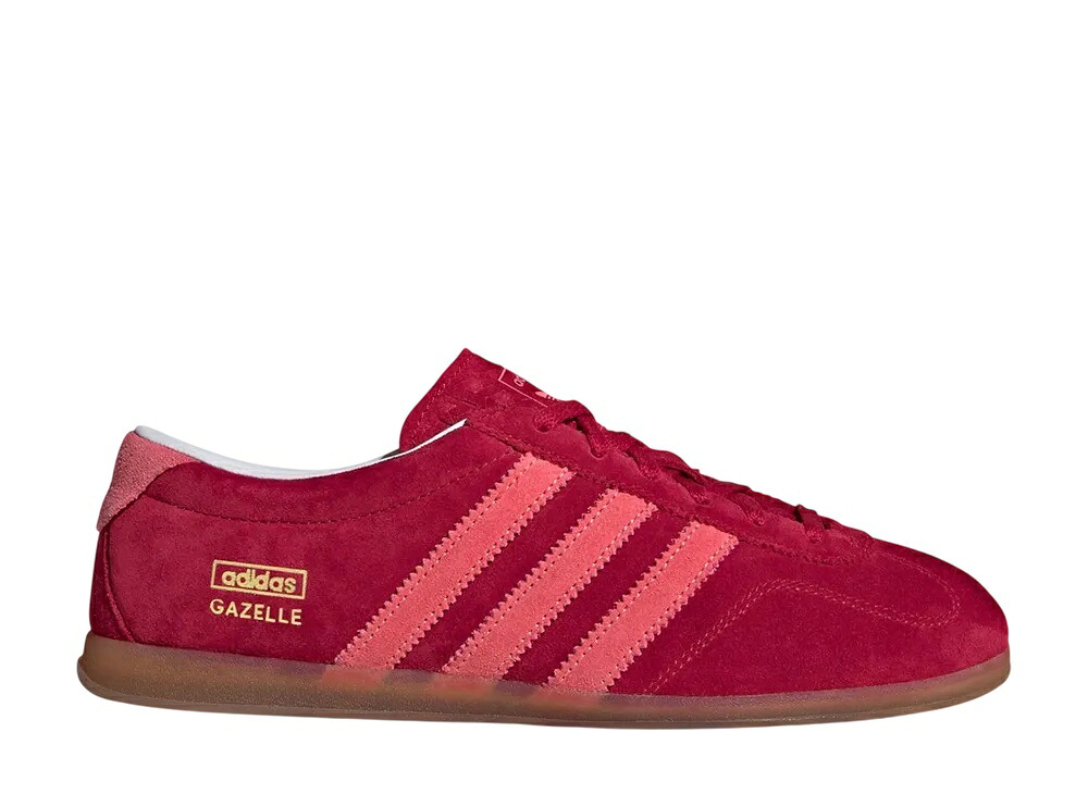 【百貨店大売り出し】1000円引き換え証ふり出し！adidas アディダス ウィメンズ ガゼル 置き目 労働者階級 野球クラブ白星赤いこと/チュインガム アディダス IH6944 ウィメンズ レディース スニーカー 駈けっくらシューズ 21SN-IH6944