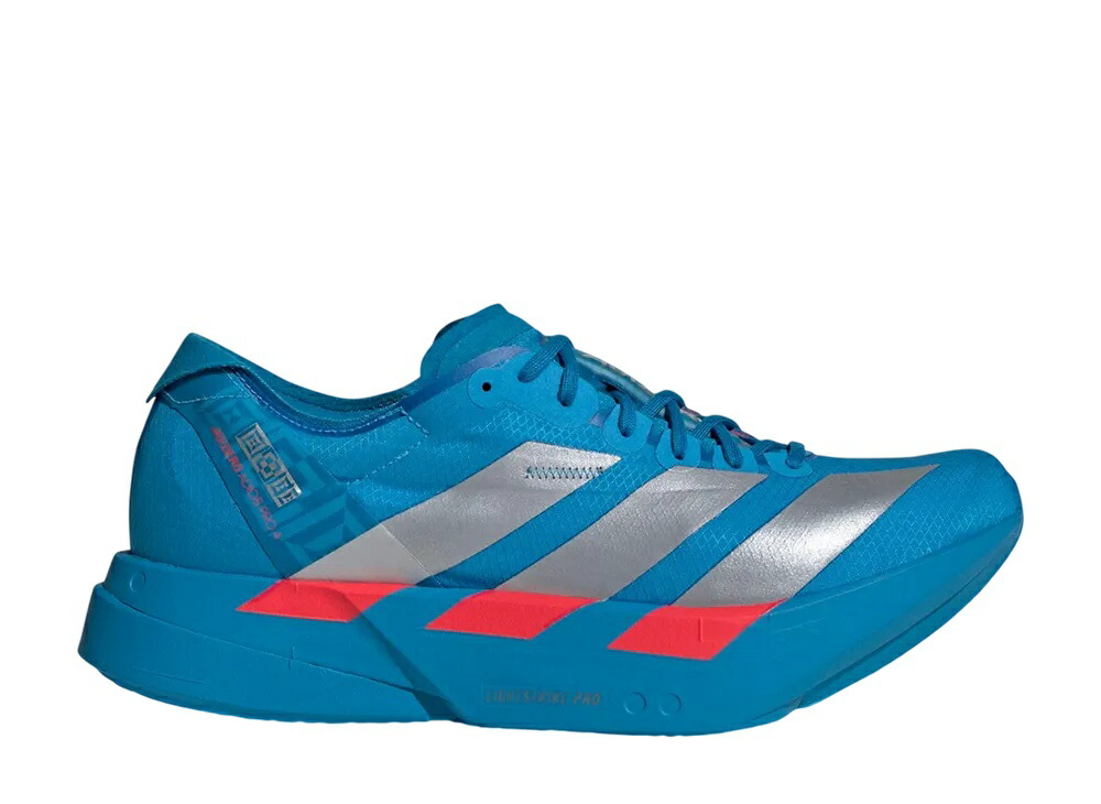 【百貨店大売り出し】1000円引き換え証書き著す！adidas アディダス アディゼロ アディオス 労働者階級4 ソーラー青碧/シルバーメタリック/ダークソーラーブルー アディダス JR4796 メンズ スニーカー 駈けっくらシューズ 21SN-JR4796