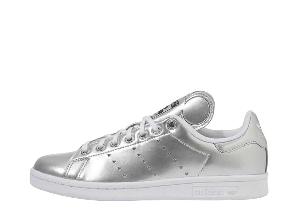 ＼1000円OFFクーポン発行／adidas ディズニー &times; アディダス GS スタンスミス J シルバー/コアブラック/ホワイト (キッズ) アディダス ID7187 大人も履ける キッズモデル レディース スニーカー キッズスニーカー ベビーシューズ 21SN-ID7187｜セレクトショップFrenz