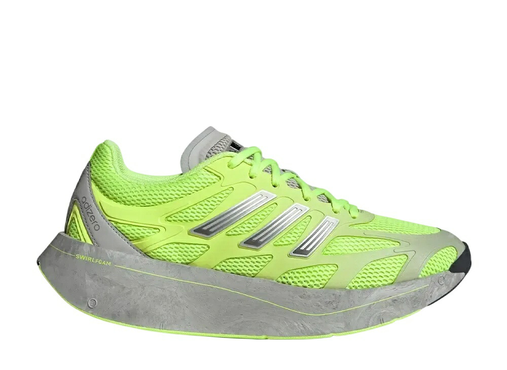 【今だけ500円割引クーポンあり!!】adidas アディダス アディゼロ アルク シグナルグリーン/グレーツー/コアブラック アディダス JR1612 メンズ スニーカー ランニングシューズ 21SN-JR1612
