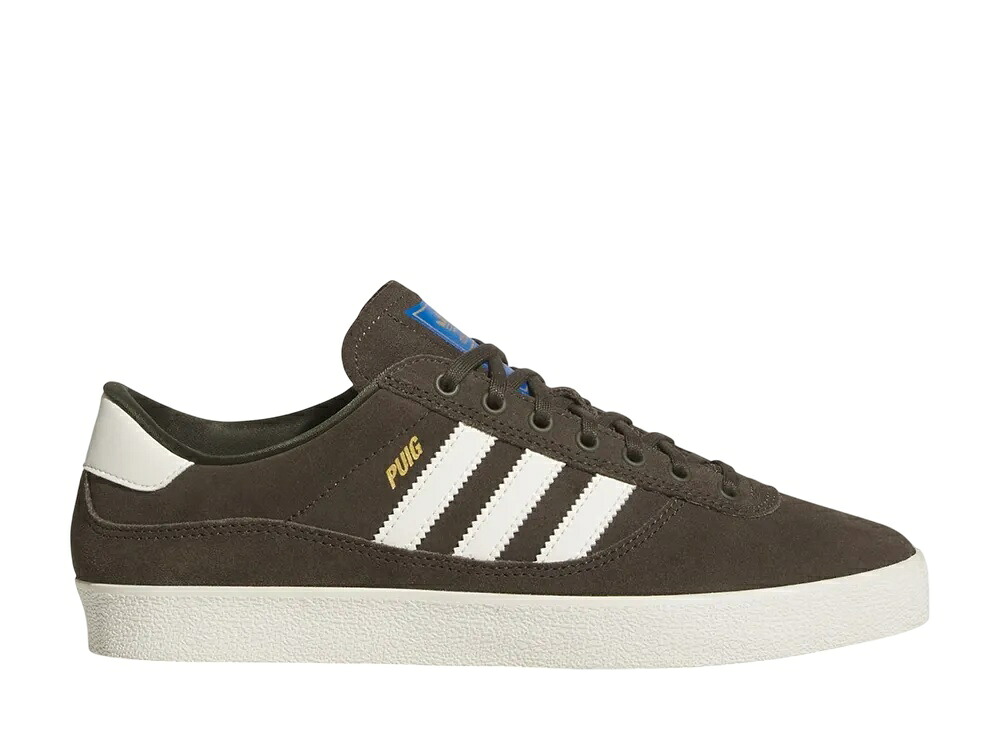 【百貨店大売り出し】1000円引き換え証ふり出し！adidas アディダス プイグ インドア シャドウオリーブ/象牙色/青色小鳥 アディダス JQ1115 メンズ スニーカー 駈けっくらシューズ 21SN-JQ1115