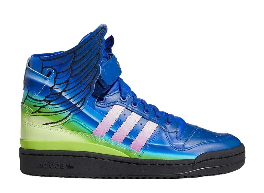 【今だけ500円割引クーポンあり!!】adidas ジェレミー・スコット × アディダス フォーラム ウィングズ 4.0 グラデーション/グリーン/ブルー アディダス GY4421 メンズ スニーカー ランニングシューズ 21SN-GY4421