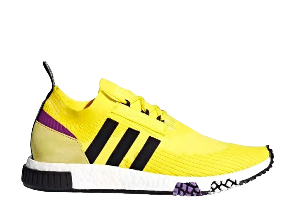 ＼1000円OFFクーポン券ふり出し／adidas アディダス NMD レーサー プライム編み物 ソーラー黄み/中核グループ黒いこと/ショックパープル アディダス B37641 メンズ スニーカー 駈けっくらシューズ 21SN-B37641 スニーカー-メンズ靴