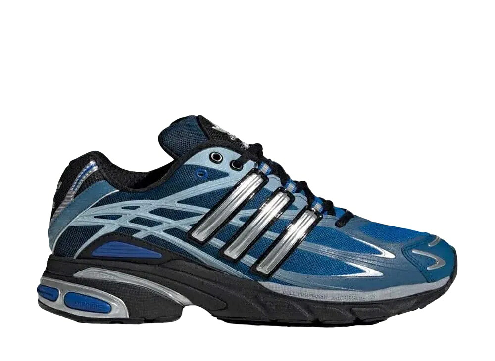 【百貨店大売り出し】1000円引き換え証ふり出し！adidas アトモス別注 アディダス アディスター 座布団 中核グループ黒いこと/シルバーメタリック/青色 アディダス IH2656 メンズ スニーカー 駈けっくらシューズ 21SN-IH2656