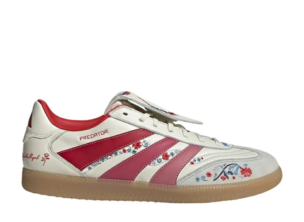 【今だけ500円割引クーポンあり!!】adidas ザ フットボール ギャル &times; アディダス プレデター フリースタイル オフホワイト/イージーピンク/ピュアルビー アディダス JQ1896 メンズ スニーカー ランニングシューズ 21SN-JQ1896｜セレクトショップFrenz