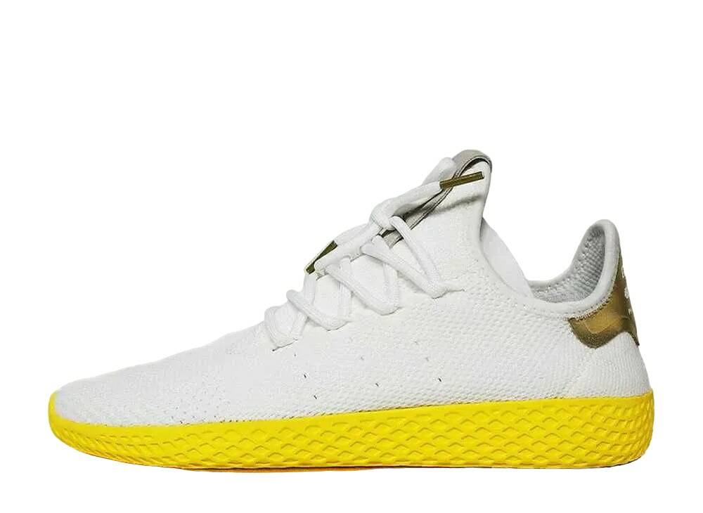 【今だけ500円割引クーポンあり!!】adidas ファレル・ウィリアムス × アディダス テニスフー ホワイト/イエロー アディダス BY2674 メンズ スニーカー ランニングシューズ 21SN-BY2674|セレクトショップFrenz