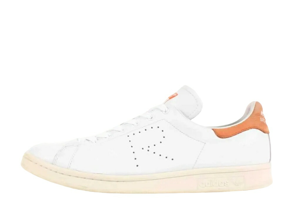 【今だけ500円割引クーポンあり!!】adidas アディダス ラフ シモンズ スタンスミス ホワイト/オレンジ/チョーク ホワイト アディダス B35564 メンズ スニーカー ランニングシューズ 21SN-B35564