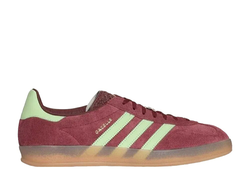【今だけ500円割引クーポンあり!!】adidas アディダス ガゼル インドア シャドーレッド/セミグリーンスパーク/ガム アディダス IH7487 メンズ スニーカー ランニングシューズ 21SN-IH7487｜セレクトショップFrenz