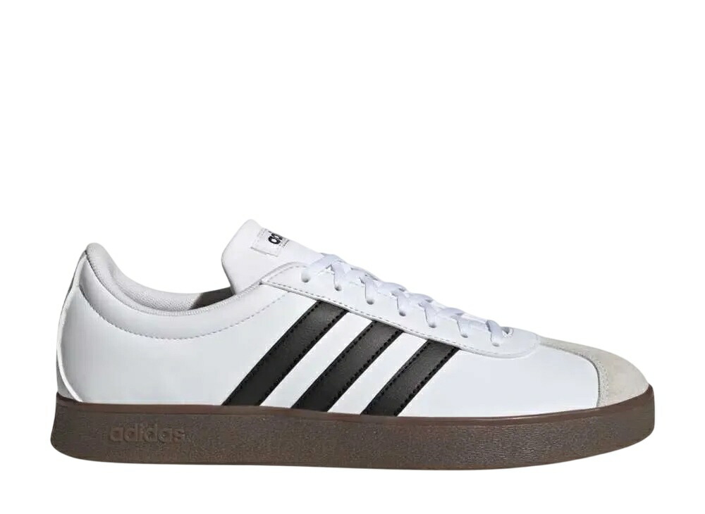 【百貨店大売り出し】1000円引き換え証ふり出し！adidas アディダス VL 厚地の外套 軍事基地 クラウドホワイト/中核グループ黒いこと/薄墨色壱 アディダス ID3711 メンズ スニーカー 駈けっくらシューズ 21SN-ID3711