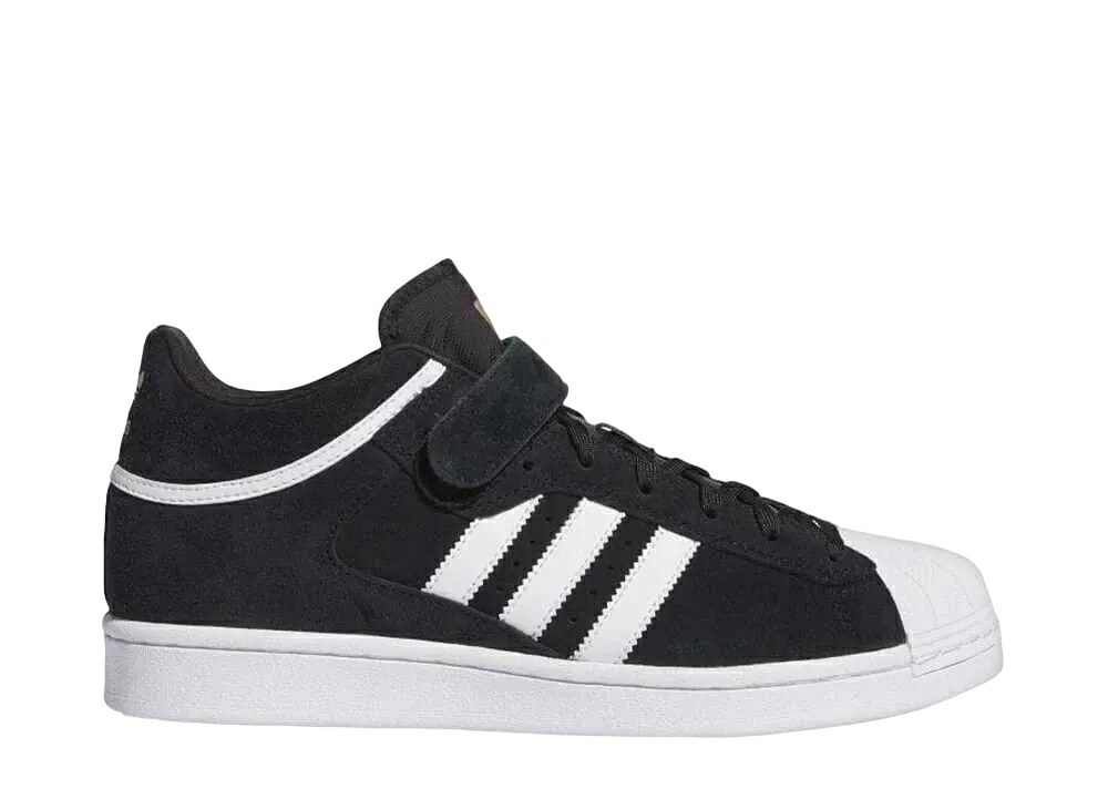【今だけ500円割引クーポンあり!!】adidas アディダス プロ シェル ミッド トレーナー コアブラック/フットウェアホワイト/ゴールドメタリック アディダス IE6599 メンズ スニーカー ランニングシューズ 21SN-IE6599