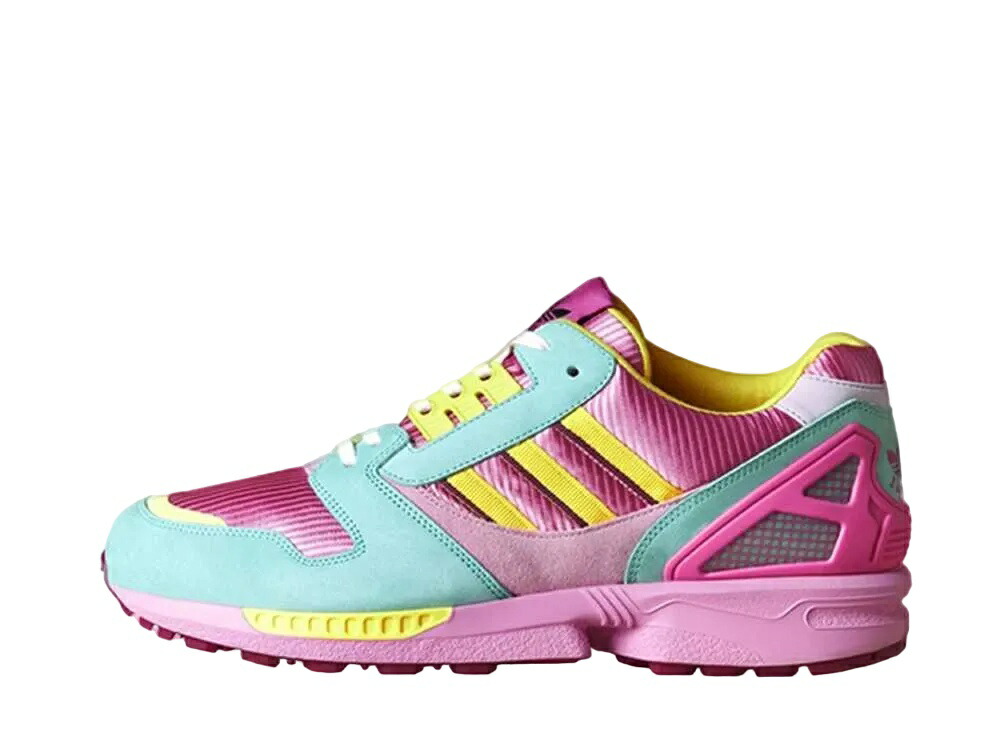 【今だけ500円銀行割引引き換え証あり!!】adidas グッチ × アディダス ZX8000 さくら色 ストレータ アディダス IE2271 メンズ スニーカー 駈けっくらシューズ 21SN-IE2271