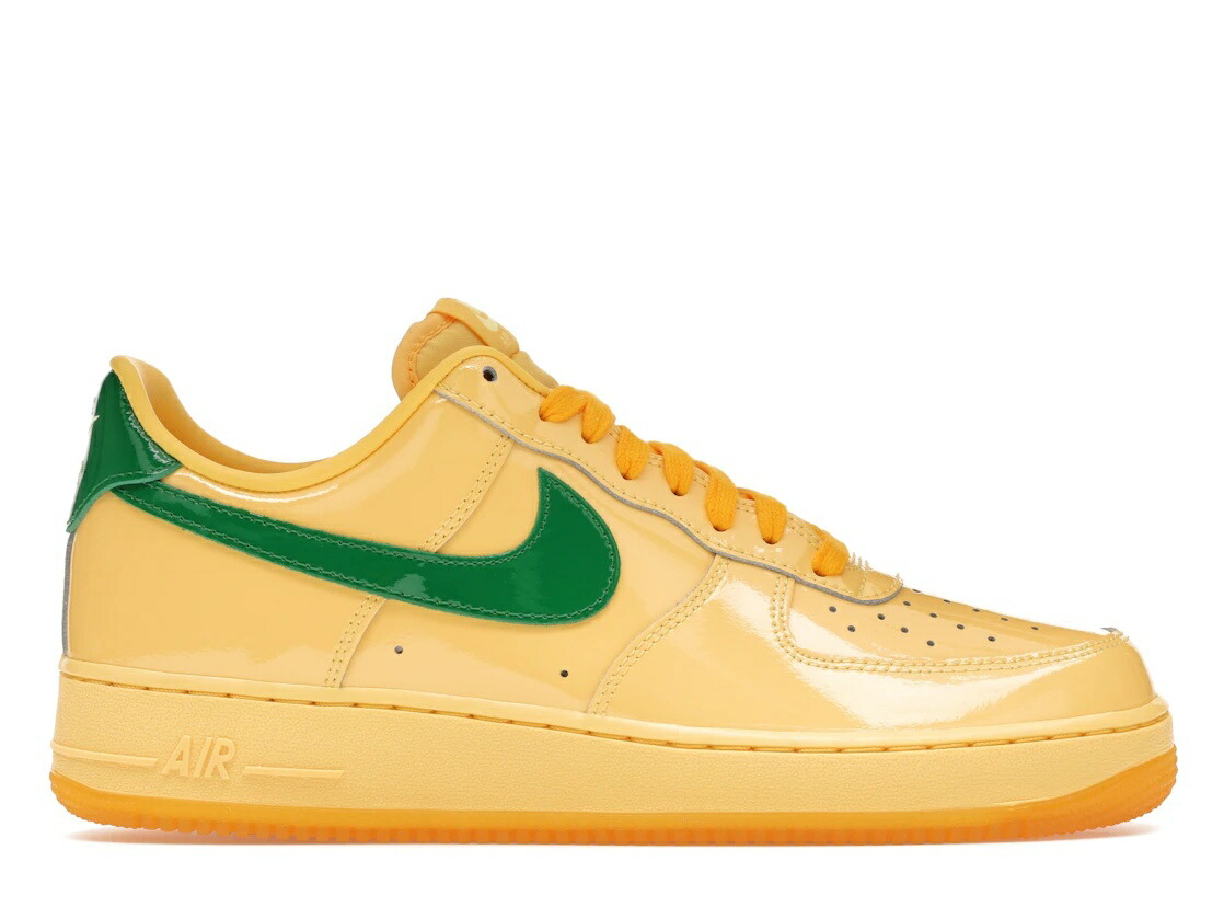 【百貨店大売り出し】1000円引き換え証書き著す！Nike Nike Air Force 1 Low Patent Leather Topaz Gold Pine Green ナイキ IO4489-700 メンズ スニーカー 駈けっくらシューズ 19SX-20260504180751-014