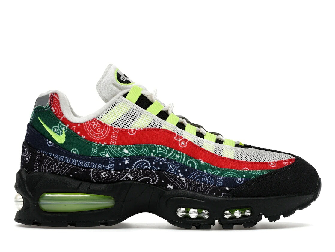 【今だけ500円銀行割引クーポン券あり!!】Nike Nike Air Max 95 OG Big Bubble Neon Paisley Bandana ナイキ IQ0620-100 メンズ スニーカー 駈けっくらシューズ 19SX-20260504180751-046