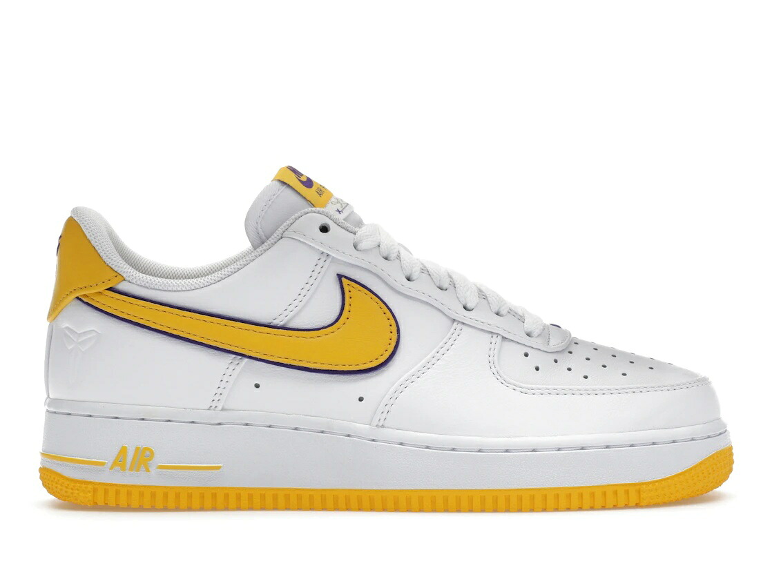 【百貨店大売り出し】1000円引き換え証書き著す！Nike Nike Air Force 1 Low Retro QS Kobe Bryant Lakers Home ナイキ FZ1151-100 メンズ スニーカー 駈けっくらシューズ 19SX-20260504180751-173