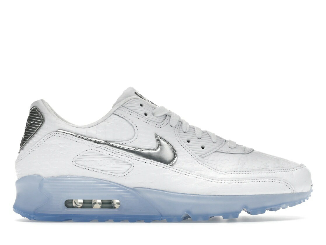 【百貨店大売り出し】1000円引き換え証書き著す！Nike Nike Air Max 90 Terrascape White Croc Blue Tint ナイキ IU3638-100 メンズ スニーカー 駈けっくらシューズ 19SX-20260504180751-671