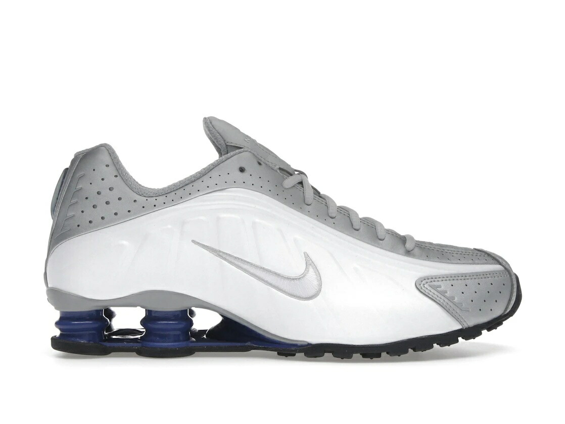 【百貨店大売り出し】1000円引き換え証書き著す！Nike Nike Shox R4 Metallic Silver Deep Royal Blue ナイキ HQ1988-102 メンズ スニーカー 駈けっくらシューズ 19SX-20260504180751-954