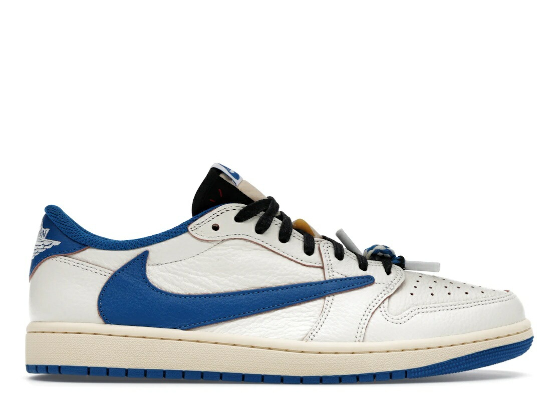 【百貨店大売り出し】1000円引き換え証書き著す！Jordan Jordan 1 Retro Low OG SP Fragment x Travis Scott Sail Military Blue Jordan DM7866-104 メンズ スニーカー 駈けっくらシューズ 19SX-20260504180751-1046