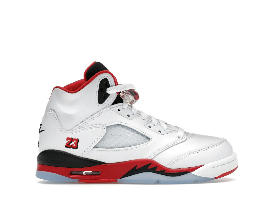 【今だけ500円割り引き引き換え証あり!!】Jordan Jordan 5 Retro Fire Red Black Tongue (2025) (GS) Jordan HQ7980-101 メンズ スニーカー 駈けっくらシューズ 19SX-20260504180751-1057