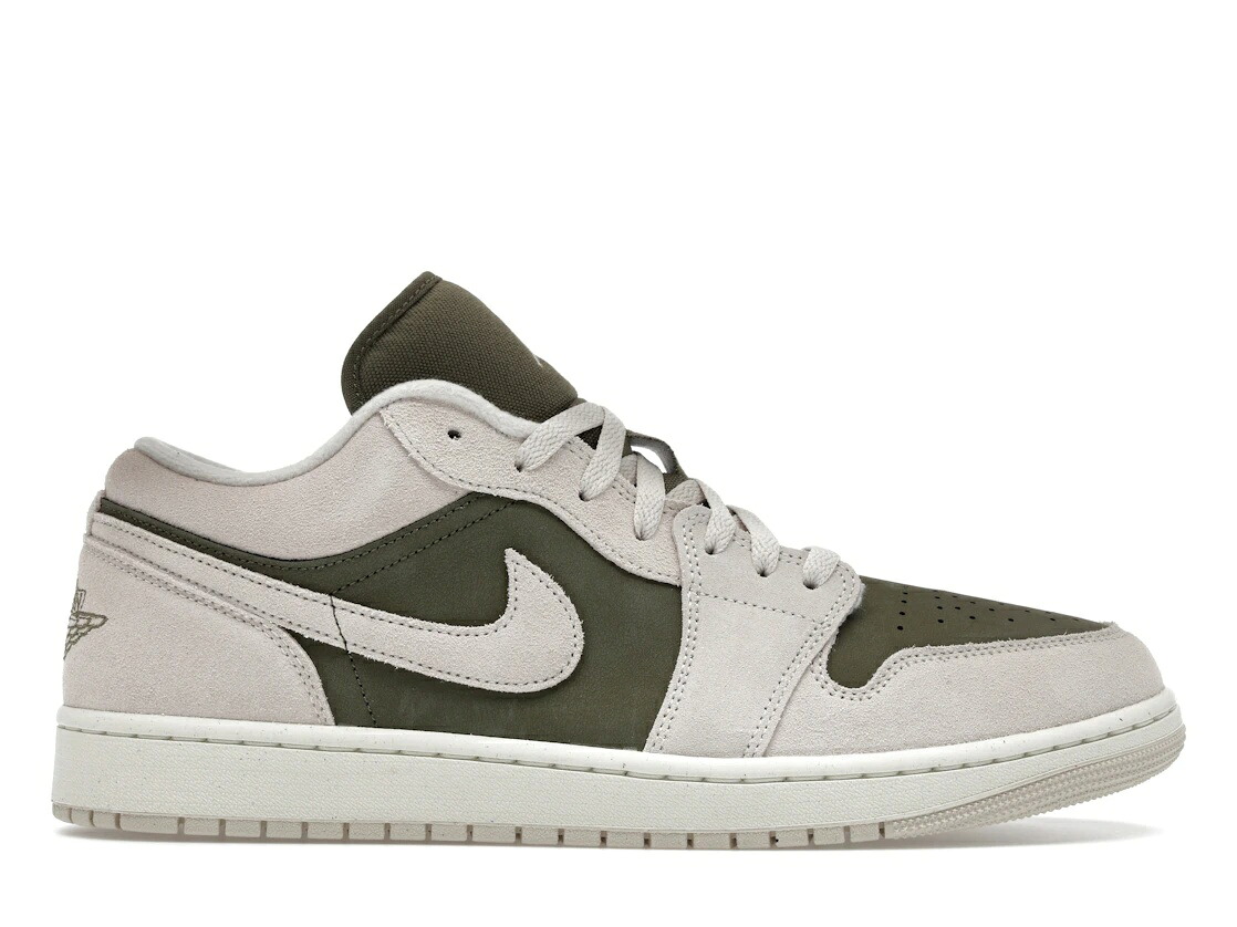【百貨店大売り出し】1000円引き換え証書き著す！Jordan Jordan 1 Low SE Medium Olive Sail Jordan HV4089-201 メンズ スニーカー 駈けっくらシューズ 19SX-20260504180751-1193