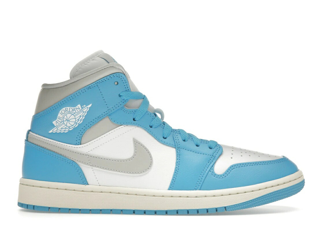 【今だけ500円割り引き引き換え証あり!!】Jordan Jordan 1 Mid Dark Powder Blue White Sail Neutral Grey (Women\u0027s) Jordan BQ6472-400 ウィメンズ レディース スニーカー 駈けっくらシューズ 19SX-20260504180751-1940