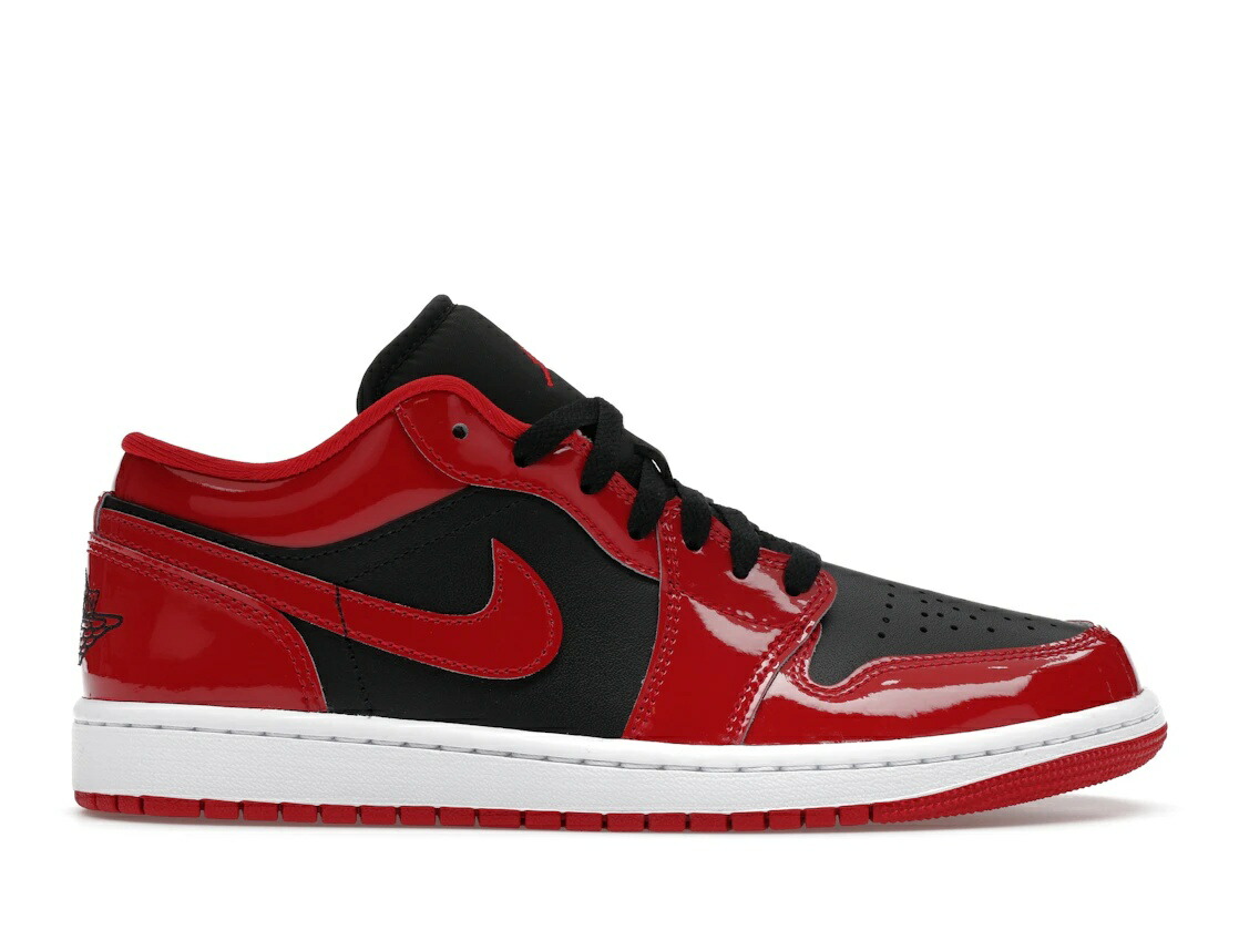 【百貨店大売り出し】1000円引き換え証書き著す！Jordan Jordan 1 Low SE Patent Varsity Red Black Jordan HV4089-006 メンズ スニーカー 駈けっくらシューズ 19SX-20260504180751-1427
