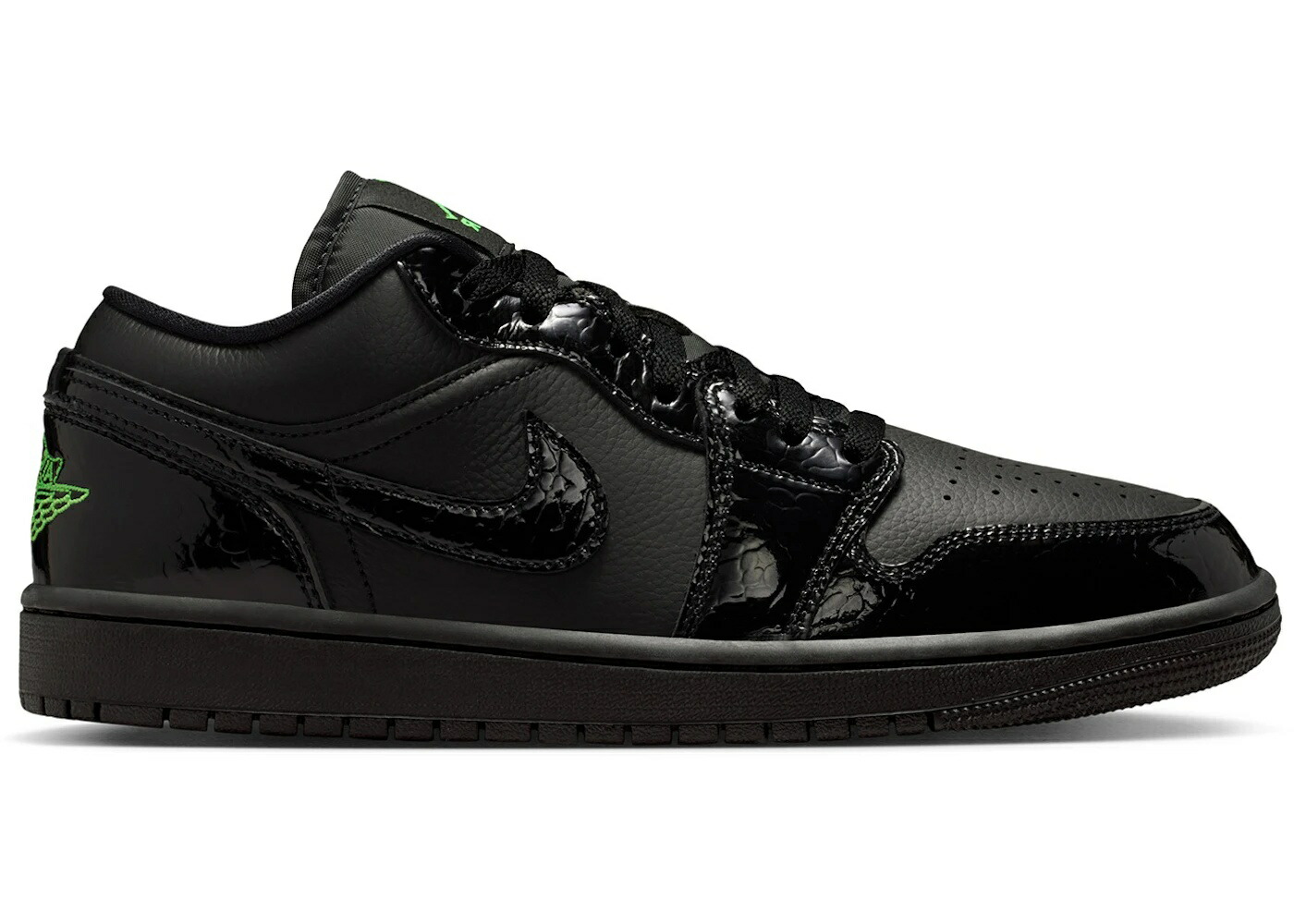 【百貨店大売り出し】1000円引き換え証書き著す！Jordan Jordan 1 Low SE Black Croc Scream Green (Women\u0027s) Jordan IQ9701-010 ウィメンズ レディース スニーカー 駈けっくらシューズ 19SX-20260504180751-1536