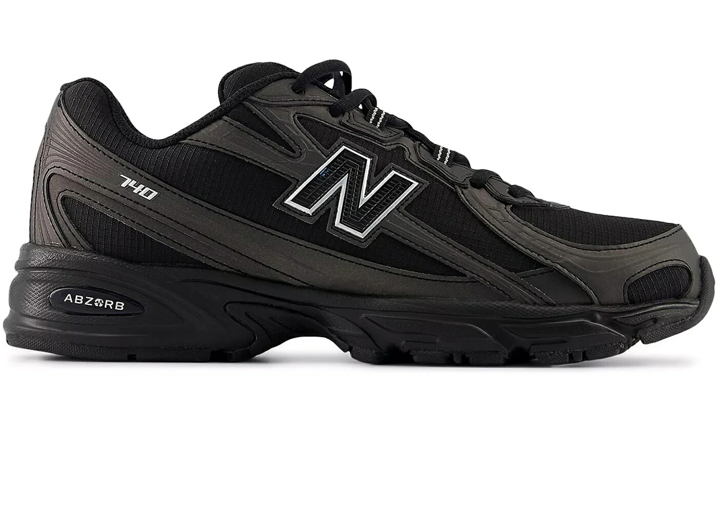 【百貨店大売り出し】1000円引き換え証書き著す！New Balance New Balance 740 Black Silver Metallic ニュー平衡にする U740BS2 メンズ スニーカー 駈けっくらシューズ 19SX-20260504221828-314