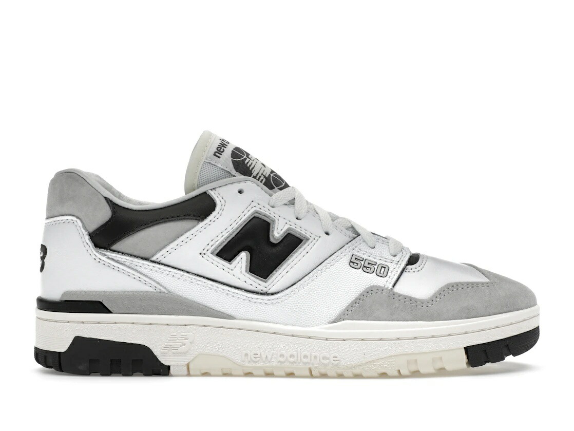 【百貨店大売り出し】1000円引き換え証ふり出し！New Balance New Balance 550 Grey White Black ニュー平衡にする BB550GWB メンズ スニーカー 駈けっくらシューズ 19SX-20260504221828-477