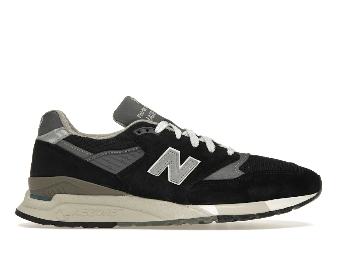 【今だけ500円割り引き引き換え証あり!!】New Balance New Balance 998 MiUSA Black Silver ニュー平衡にする U998BL メンズ スニーカー 駈けっくらシューズ 19SX-20260504221828-526