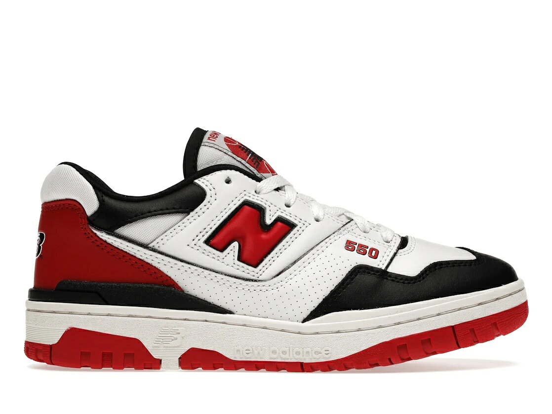 【百貨店大売り出し】1000円引き換え証書き著す！New Balance New Balance 550 White Red Black ニュー平衡にする BB550HR1 メンズ（ユニ一発やる） スニーカー 駈けっくらシューズ 19SX-20260504221828-882