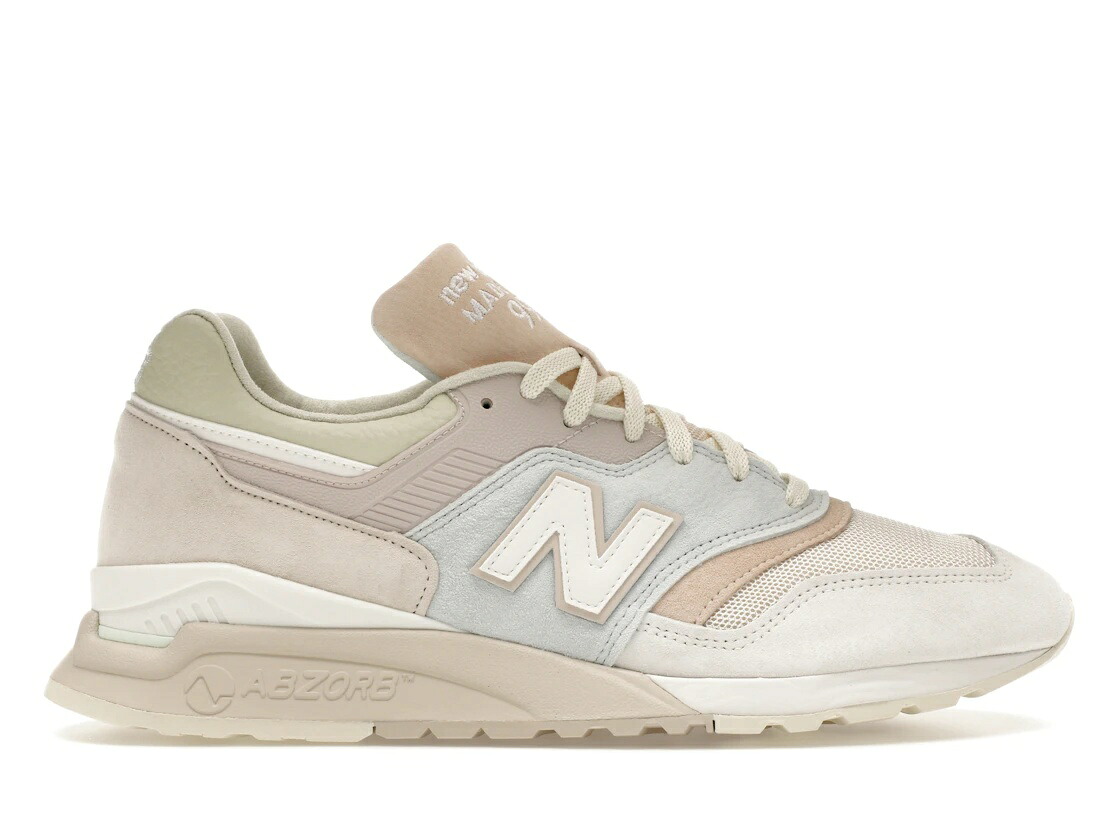 \1000円OFFクーポン発行/New Balance New Balance 997.5 MiUSA Kith Easter White Ice Blue Peach ニューバランス U9975KT メンズ スニーカー ランニングシューズ 19SX-20260713152630-910|セレクトショップFrenz