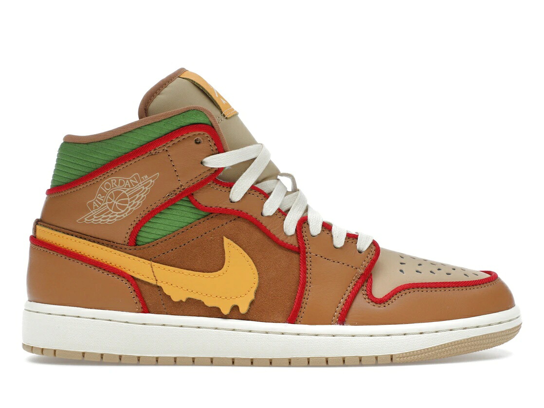 \1000円OFFクーポン発行/Jordan Jordan 1 Mid SE Cheeseburger Jordan IB7403-224 メンズ スニーカー ランニングシューズ 19SX-20260713220514-1806|セレクトショップFrenz