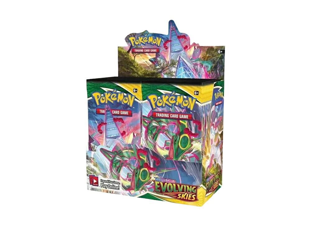 【今だけ500円割引クーポンあり!!】Trading cards ポケモンカードゲーム 【英語版】 ソード&シールド エボルビングスカイズ ブースターディスプレイボックス Trading cards 227799 ホビー コレクション トレーディングカード 21SN-227799｜セレクトショップFrenz 293,535円